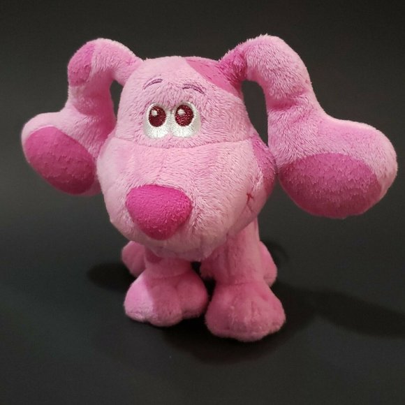 Blue's Clues Magenta Plush Pink Puppy Dog Stuffed Animal 7" - Picture 10 of 10